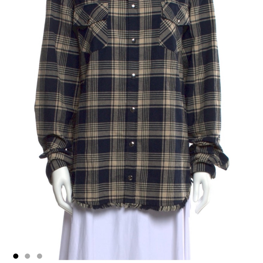 Iro Plaid Button-Up Shirt